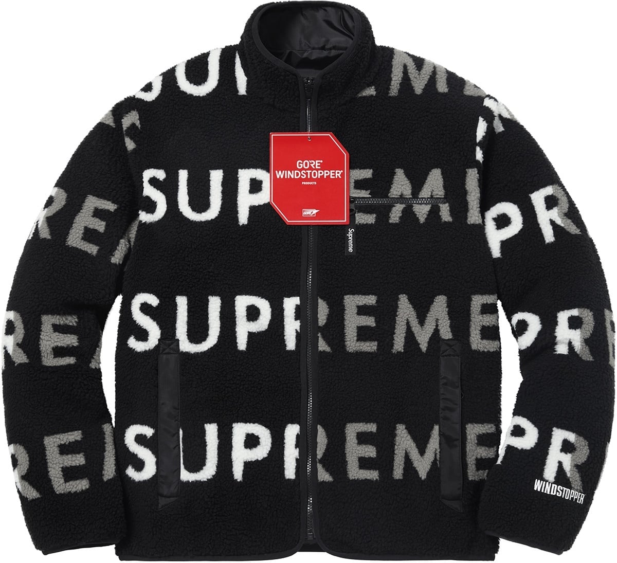 Reversible Logo Fleece Jacket view 19